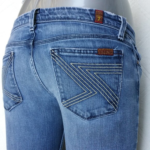 7FAM Size 8/29 Flynt Bootcut Jeans - Picture 1 of 4